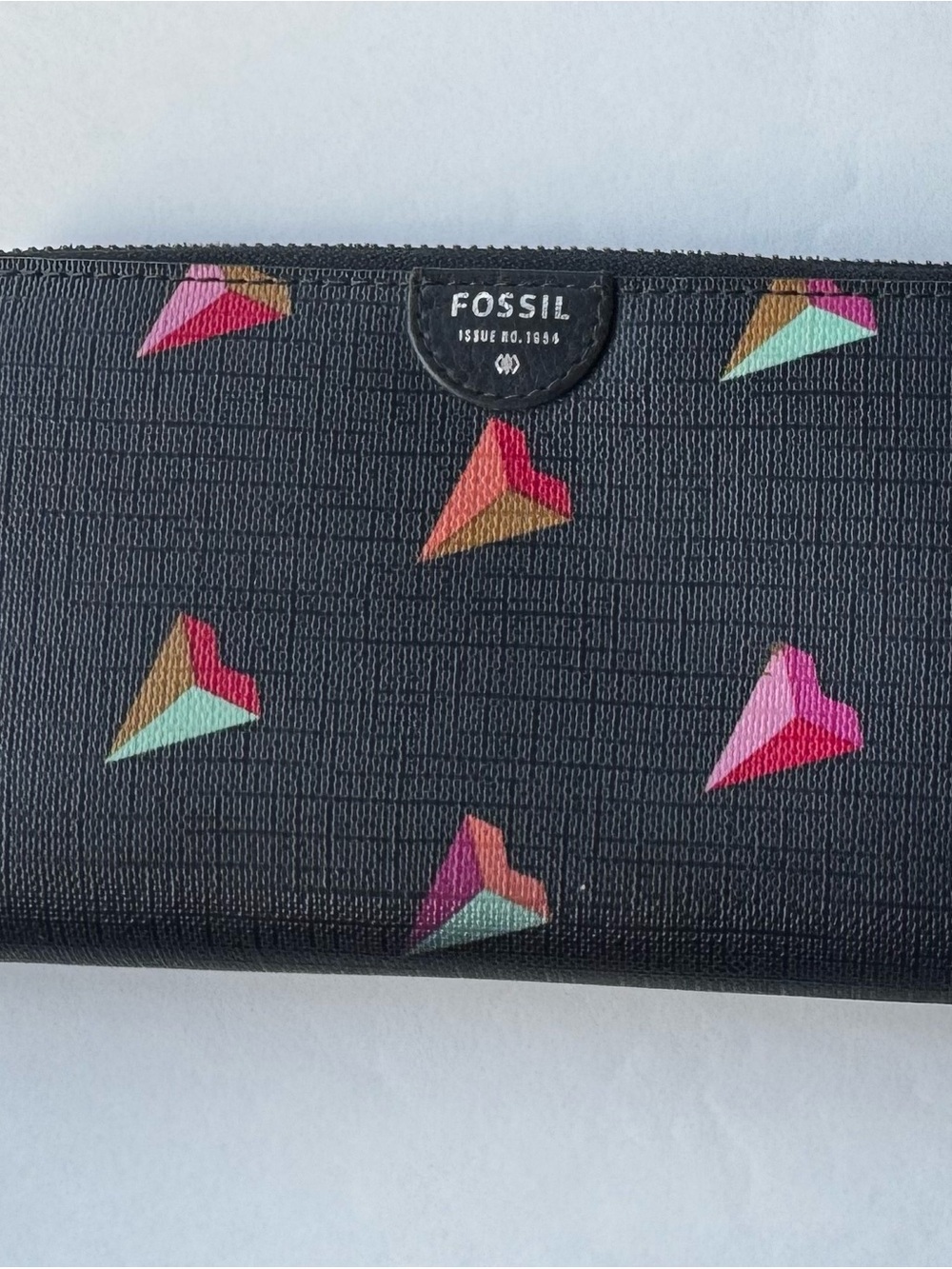 Fossil Geometric Heart Wallet